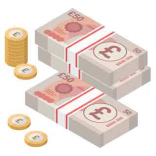 Pound Sterling Banknotes Sticker