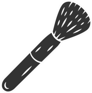 Powder Brush Sticker