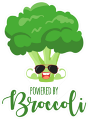 Powered By Broccoli Sticker