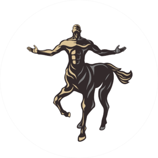 Powerful Centaur Warrior Stickers