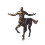 Powerful Centaur Warrior Stickers