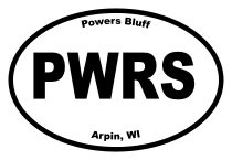 Powers Bluff Oval Sticker