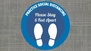 Practice Social distancing Circle Floor Sticker