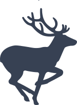 Prancing Deer Sticker