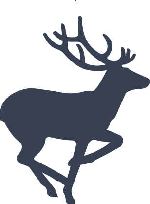 Prancing Deer Sticker