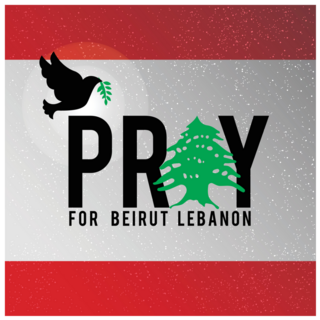 Pray For Beirut Sticker