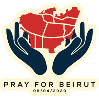 Pray For Beirut Sticker