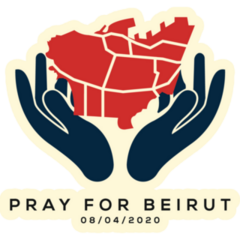 Pray For Beirut Sticker