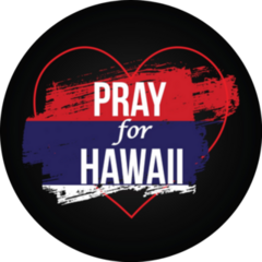 Pray For Hawaii Concept Sticker