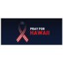 Pray For Hawaii Flag Ribbon Sticker
