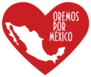 Pray For Mexico Spanish Heart Sticker