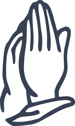 Praying Hands Sticker