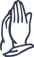 Praying Hands Sticker