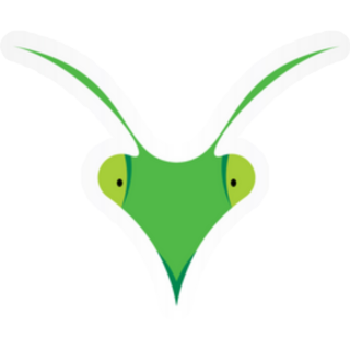 Praying Mantis Icon Head Sticker
