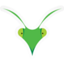 Praying Mantis Icon Head Sticker