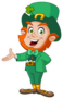 Presenting Leprechaun Sticker