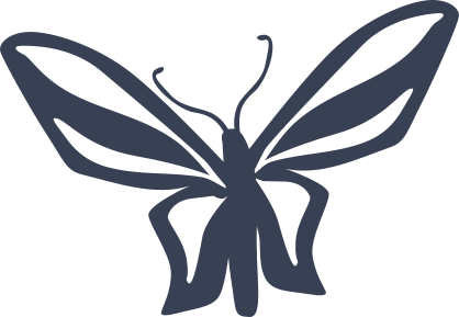 Pretty Adorable Butterfly Sticker