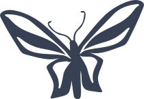 Pretty Adorable Butterfly Sticker