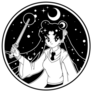Pretty Anime Witch With Magic Wand sticker