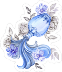 Pretty Astrology Aquarius Sticker