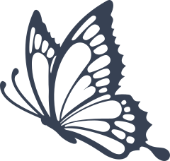 Pretty Butterfly Sticker