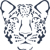 Pretty Cheetah Face Sticker