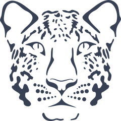 Pretty Cheetah Face Sticker