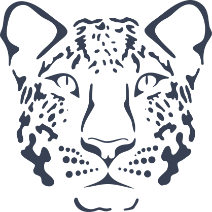 Pretty Cheetah Face Sticker