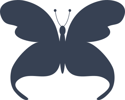 Pretty Dainty Butterfly Sticker