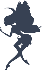 Pretty Dainty Fairy Sticker