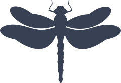 Pretty Dragonfly Sticker