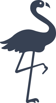 Pretty Flamingo Sticker