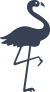Pretty Flamingo Sticker
