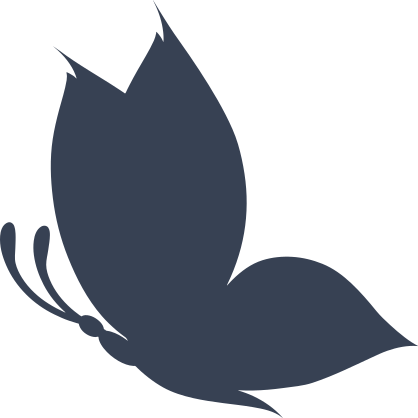 Pretty Flying Butterfly Sticker