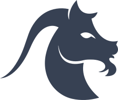 Pretty Goat Head Sticker