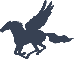 Pretty Pegasus Horse Sticker