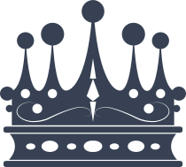 Pretty Sparkling Crown Sticker