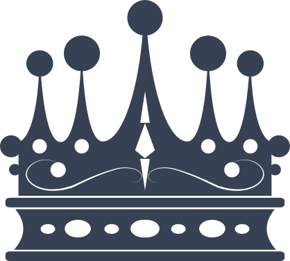 Pretty Sparkling Crown Sticker