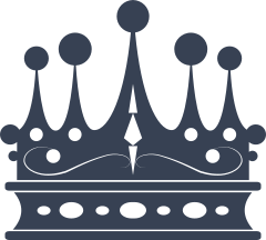 Pretty Sparkling Crown Sticker