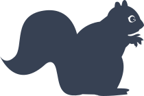 Pretty Squirrel Sticker