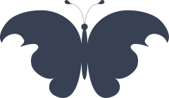 Pretty Stunning Butterfly Sticker