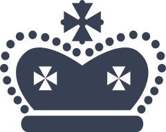 Pretty Symbolic Crown Sticker