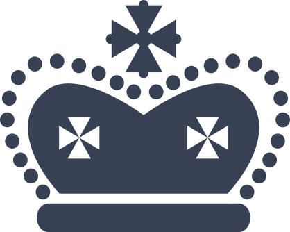 Pretty Symbolic Crown Sticker