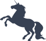Pretty Unicorn Silhouette Sticker
