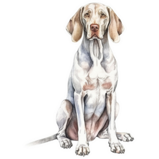 Pretty Weimaraner Sticker