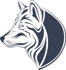Pretty Wolf Head Sticker