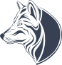 Pretty Wolf Head Sticker
