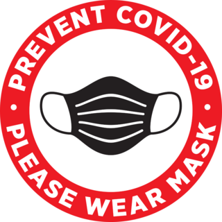 Prevent Covid-19 Wear a Mask Sticker