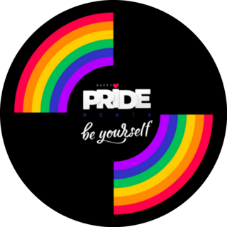Pride Month Be Yourself Rainbow Sticker