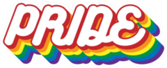 Pride Month Bubble Letter Sticker